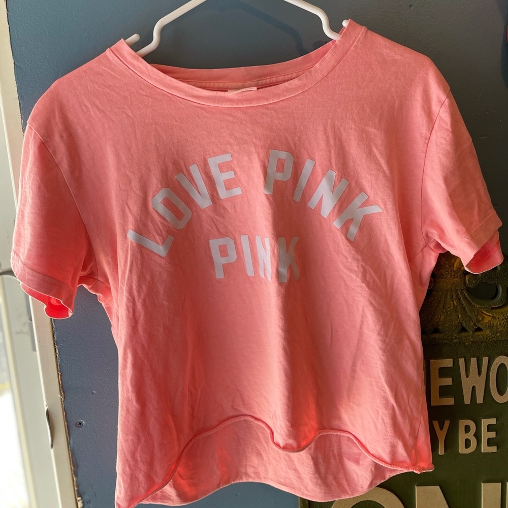 Pink crop top